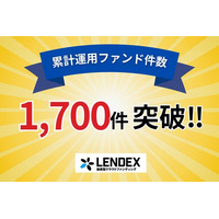【LENDEX】ファンド件数1,700件突破！記念して楽天ポイントが当たるキャンペーン開催！