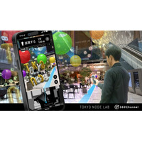 360Channel、TOKYO NODEおよび虎ノ門ヒルズ ステーションタワーで次世代型ARナビゲーション『360maps（サンロクマルマップ）』の提供開始