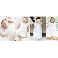 寝返りも安心、寒い夜の寝冷え対策に。 ふんわりあたたか、popomiの6重ガーゼスリーパーが新登場！