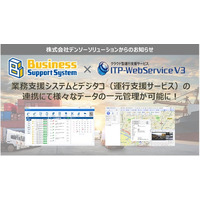 【運送事業者様必見！】BusinessSupportSystemと富士通製デジタコのデータ連携(API連携)が可能に　～デジタコ運行データとの連携にて労務/法令/運行管理を一元化へ～