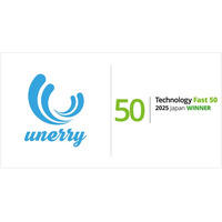 unerry 、テクノロジー企業成長率ランキング 「Technology Fast 50 2025」で42位を受賞