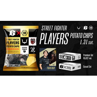eスポーツチーム「REJECT」のプロ選手カードが当たる「ストリートファイタープレイヤーズポテトチップス」が販売開始