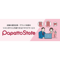 店舗・運営企業・ブランド本部のリストがすぐに作成できる【Papatto Store】の提供を開始