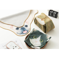 【新感覚】結ばないから一瞬で包める！「Jubilee」より犬猫デザインのくっつく風呂敷が新登場