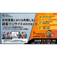 新規事業の失敗を防ぐ顧客インサイト実践ウェビナー開催