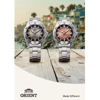 「Orient」から『オリエントマコ40』シリーズに新鮮なグラデーションカラー文字板を採用する新作が登場