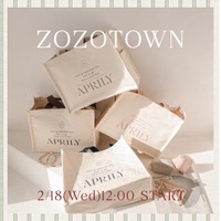 APRILY、ZOZOTOWNオープン/初日限定2,000円OFFクーポン配布＆全商品タイムセール