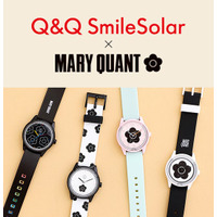 Q&Q SmileSolar× MARY QUANTのコラボレーション　マリークワントオリジナルデザインの腕時計が数量限定で登場！