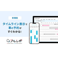 「いつ空いている？」を社内で共有。「アルコールチェック」と一緒に、社用車の「予約管理」を実現。
