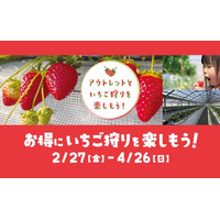 【酒々井アウトレット】千葉県山武市のいちご農園と連携　ショッピングといちご狩りを楽しむキャンペーン開催