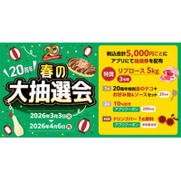 【お好み焼本舗】リブロース５kgが当たる！“春の大抽選会”を３月３日(火)より開催