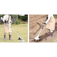 「ブラシレスモーター搭載充電式刈払機」 「充電式グラストリマー・カルチ２点セット」3月中旬より発売開始