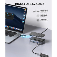 【特別割引】ORICO 12-in-1 USB C ハブ M.2 SSDケース