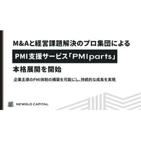 M&Aと経営課題解決のプロ集団によるPMI支援サービス「PMIparts」本格展開を開始