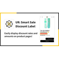【海外向け】EC アプリ「UR: Smart Sale Discount Label」を株式会社 UnReact がリリース