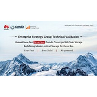Huaweiの新世代OceanStor Dorado Converged All-Flash StorageがEnterprise Strategy Groupの技術的妥当性確認に合格