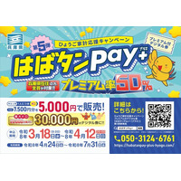 【兵庫県】ひょうご家計応援キャンペーン プレミアム付デジタル券『はばタンPay＋（プラス）』第5弾を発行！ - PR TIMES｜RBB TODAY