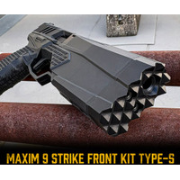 実銃でサイレンサー一体型と話題のモデルをさらに攻撃的に！接近戦仕様にカスタムする『KRYTAC SilencerCo Maxim 9 ストライクフロントキット Type-S』2026年4月発売予定