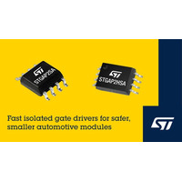 STマイクロエレクトロニクス、車載用モジュールの小型化と安全性を追求する高速の絶縁型ゲート・ドライバを発表