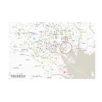 ブランドマンションの超過価値を地図上に公開