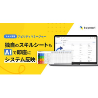 「カオナビ」のスキル管理機能、AIが既存シートを自動で読み取り初期設定を簡単に