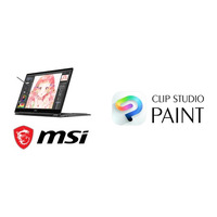 「CLIP STUDIO PAINT」と「MSIノートPC」がコラボレーション　対象の「MSIノートPC」購入とレビュー投稿で「CLIP STUDIO PAINT」がもらえるキャンペーンを開始
