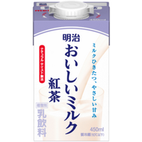 ミルクが本気のミルク紅茶「明治おいしいミルク紅茶 450ml/200ml」3月31日および4月21日　新発売／全国