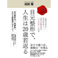 Amazonジャンル別ランキング「美容外科・整形」「医療関連語学」「医学関連語学」の３部門で１位を獲得！『目元整形で、人生は20歳若返る』（著者：池田陸）