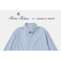 Brooks BrothersとADAM ET ROPE'のコラボレーションが登場！アメリカンクラシックの伝統に、モードな感性を重ねた別注シャツを制作。