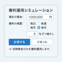 【複利 シミュレーション】初期資金・積立額・利回りを設定し、将来の資産推移を可視化する複利計算ツールを公開