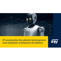 STマイクロエレクトロニクス、フィジカルAIの世界的な普及と市場成長に向けたNVIDIA社との協力を発表