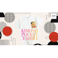 着物を日常に。ヴィンテージ着物ポケットTシャツ『Kimono Pocket T-Shirt』Kickstarter公開