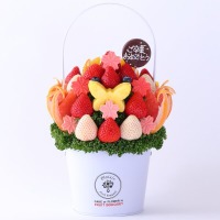 「はじめての一歩に、甘く華やかな祝福を。」 卒園・入学のお祝いに贈る“食べられる花束”--フルーツブーケ(R)新提案