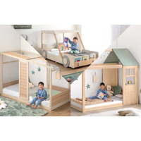 “秘密基地みたいなベッド”で眠りも遊びももっと楽しく！想像力が広がるキッズ向けベッド「HIDE-Aシリーズ」発売