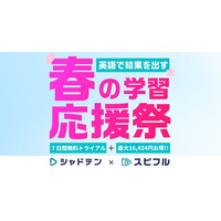 英語を“部位別”に鍛える新たな学習法。リスニング特化『シャドテン』×スピーキング特化『スピフル』のセットキャンペーンを3月20日より開始