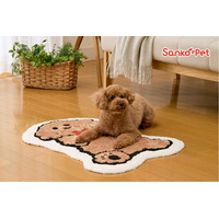 【Sanko Pet初】愛犬の“無防備な幸せ”を再現！犬をモチーフにした癒しのデザインマット「このコ想いのくつろぎマット」を新発売