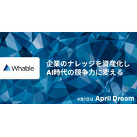 【April Dream】ウェイブルが目指すのは、企業のナレッジ（知識）を資産化し、AI時代の競争力に変えること