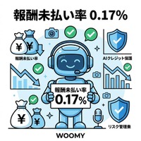 インフルエンサープラットフォームのウーミー（Woomy）、報酬手数料0円の証明として業界タブーの『報酬未払い率』を実数公開。未払い金額はわずか0.17%へ改善。