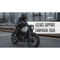 MUTT Motorcycles ライセンスサポートキャンペーン2026実施のご案内