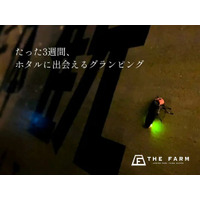 初夏の3週間の光を滞在体験に。農園リゾートTHE FARMが宿泊者限定ホタル観賞イベントを開催