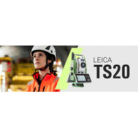止まらない測量。迷わない判断。TS20が測量を自動化する。AI搭載トータルステーションLeica TS20