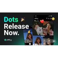 『Jiffcy』大型アップデート。写真機能「Dots」をリリース