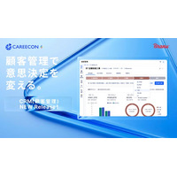 「CAREECON Plus」経営管理機能に「CRM（顧客管理）」が登場