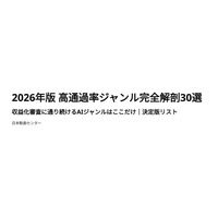 2026年版・高通過率ジャンル完全解剖30選。収益化審査に通り続けるAIジャンルはここだけ｜決定版リスト