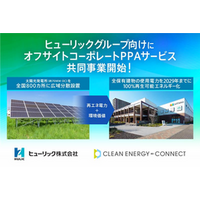 CEC、ヒューリックとオフサイトPPA事業で協業開始、800カ所の太陽光を開発・運営