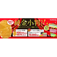 【100万円相当の純金小判が２名に当たる！】「クレラップ新キャラクターデビュー記念！キャンペーン」4月15日（水）より開催