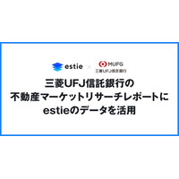 三菱UFJ信託銀行の不動産マーケットリサーチレポートにestieのデータを活用