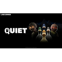 LINE Games、協力コメディホラーの新作『QUIET』を初公開！ 地球に不時着したアヒル型の宇宙人、騒音と物理演算を活用し脱出にトライ！