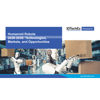 注目される「ヒューマノイドロボット」。業界動向、市場規模予測などの最新トレンドを解説する無料ウェビナーをIDTechExが開催します。