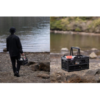 キャンプから日常収納まで対応の軽量折り畳み式コンテナ「PLAY FOLDING CONTAINER」発売。持ち運びやすくしまいやすい、約15Lのマルチユースなサイズとメッシュ構造で快適な収納を実現